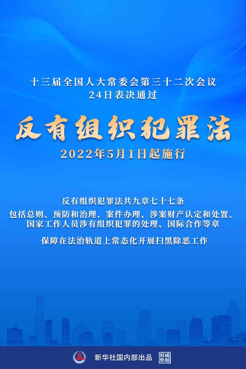 权威快报反有组织犯罪法通过