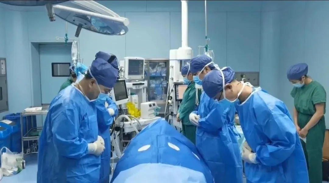 在确认病人死亡后,器官摘除手术开始了.