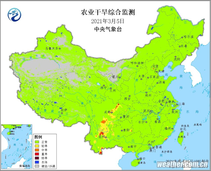 四川盆地二月氣溫異常偏高三月天氣會怎樣