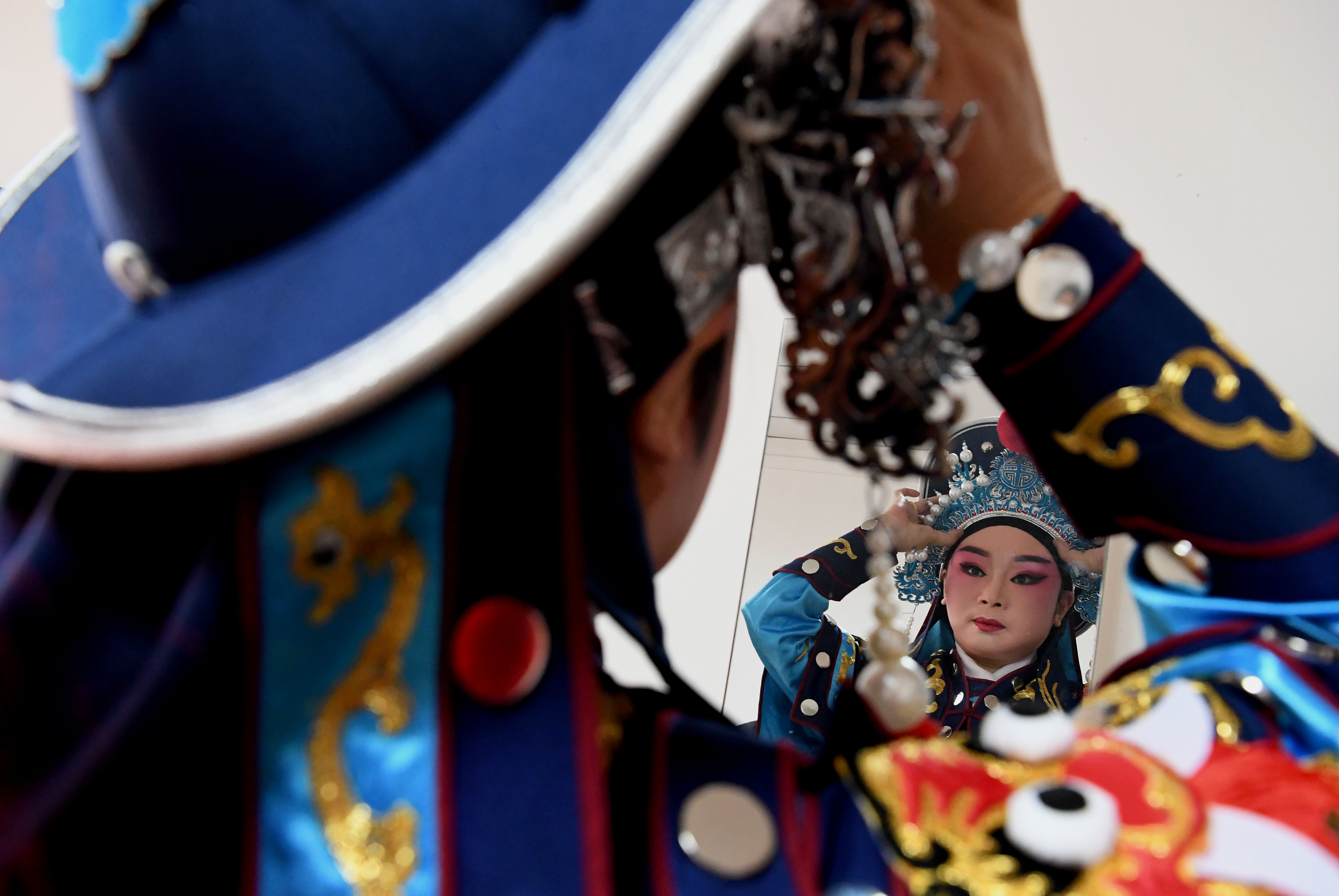 李金玲和她的豫剧云表演