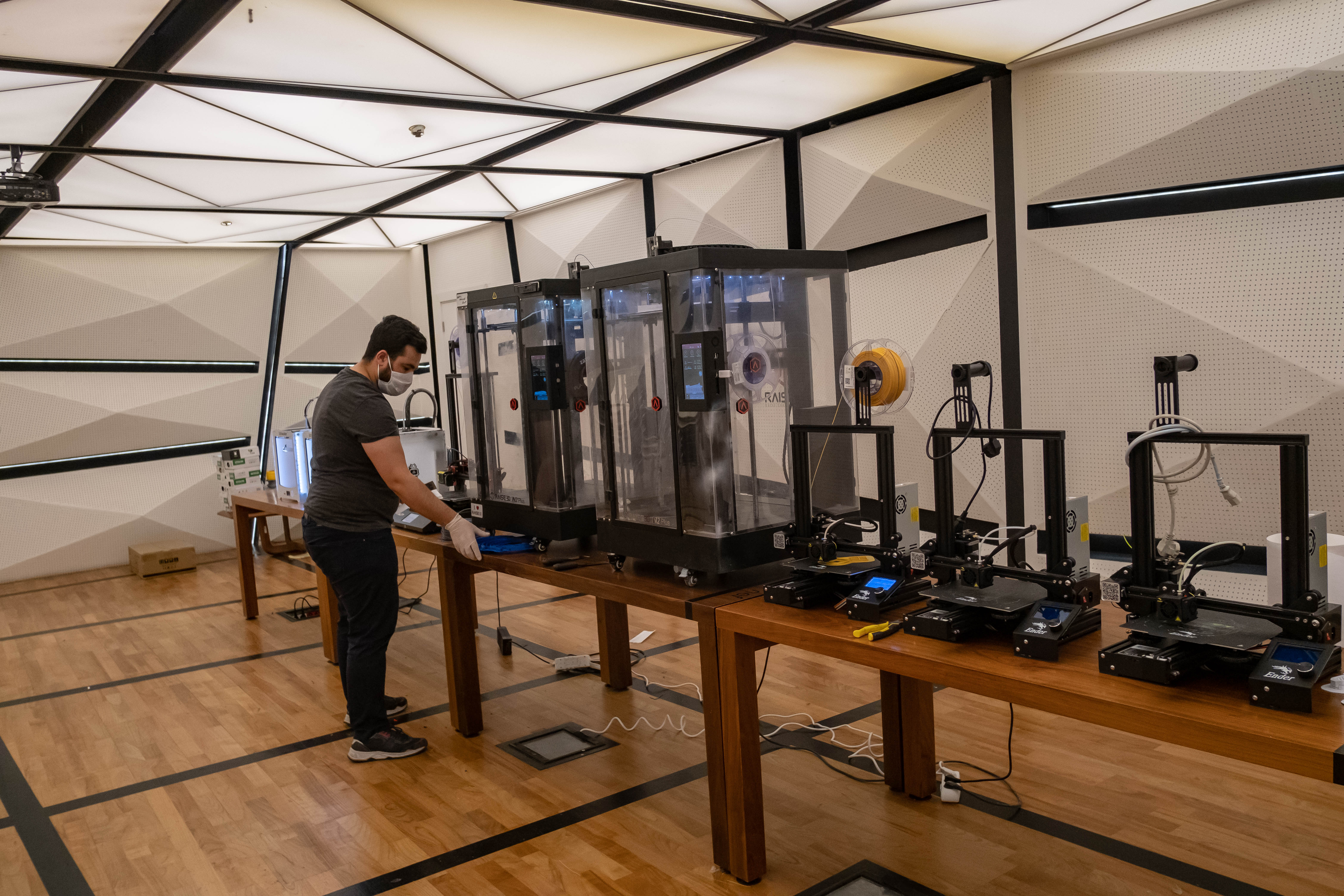 土耳其使用3d打印技术制作防护面罩