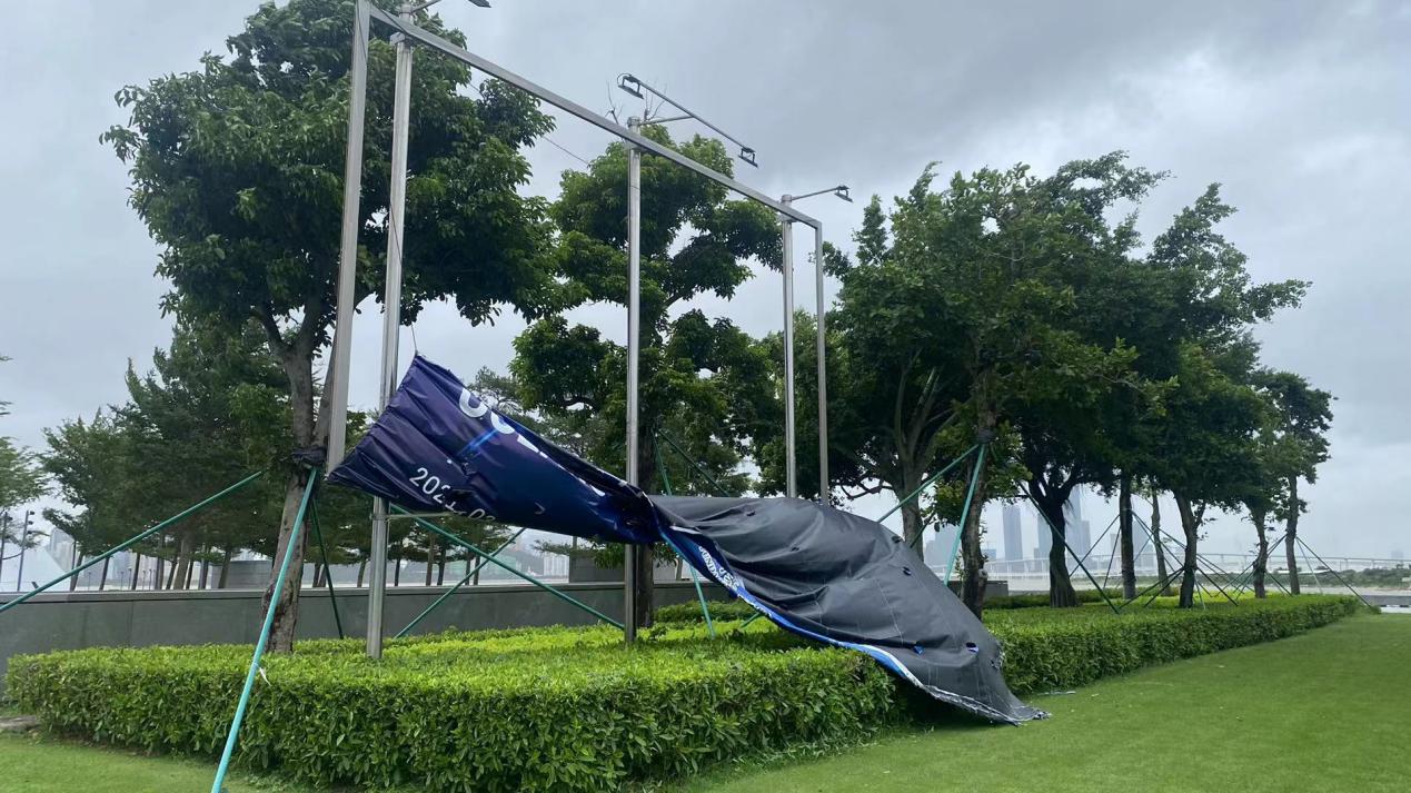 澳门悬挂八号风球采取多项措施应对热带风暴狮子山