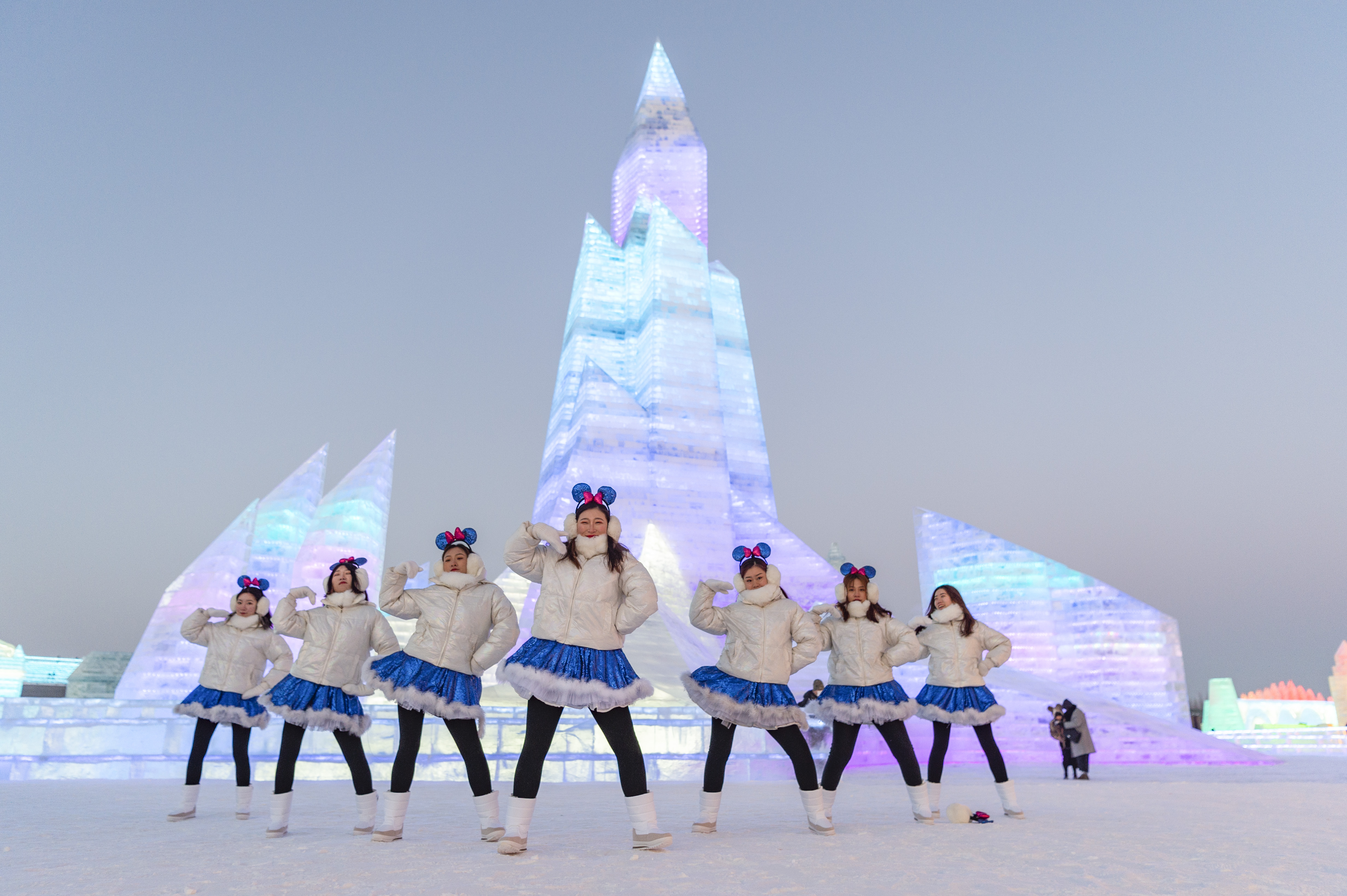 冰雪兔宝贝用舞蹈为家乡宣传