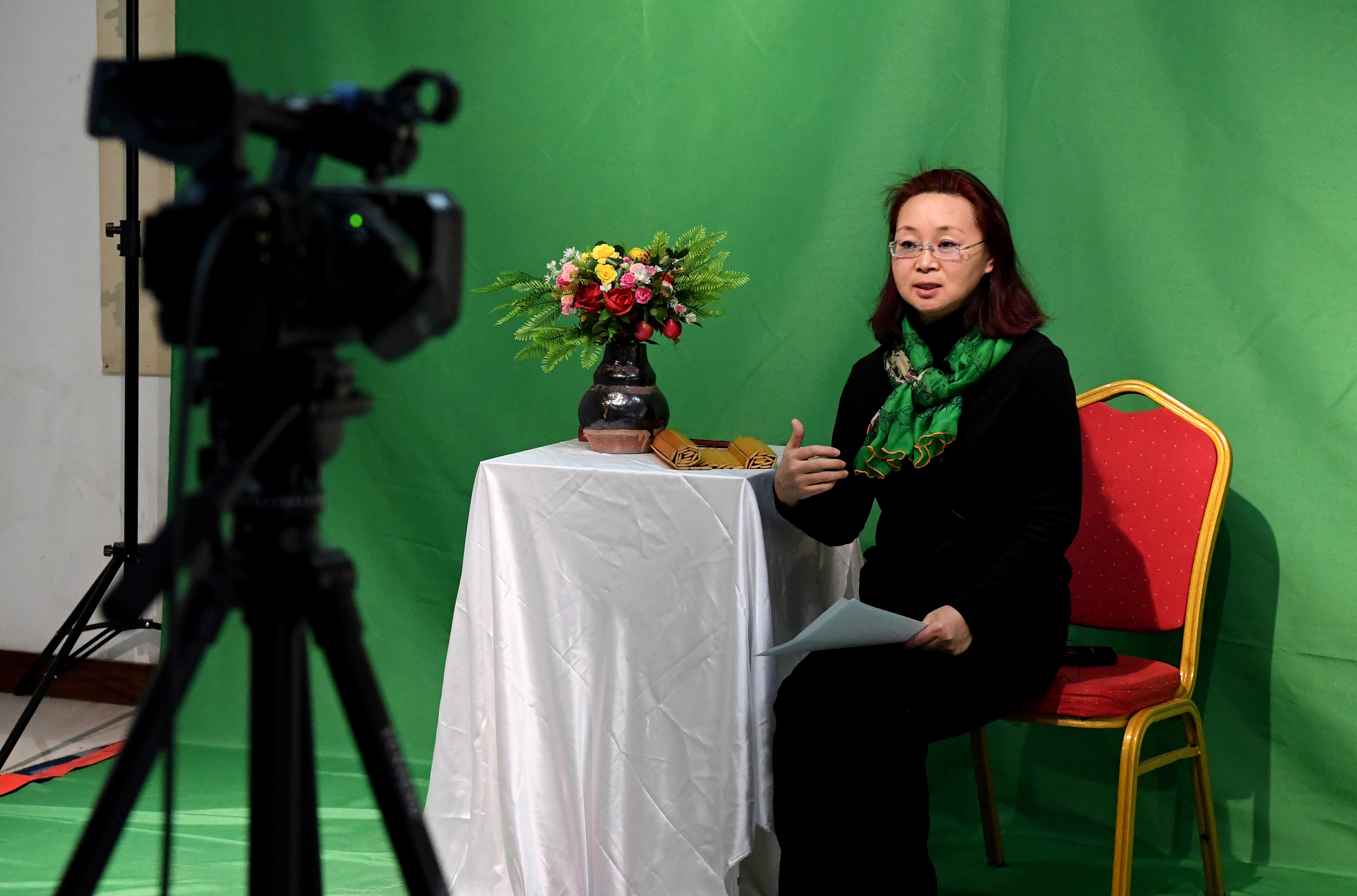 李金玲和她的豫剧云表演