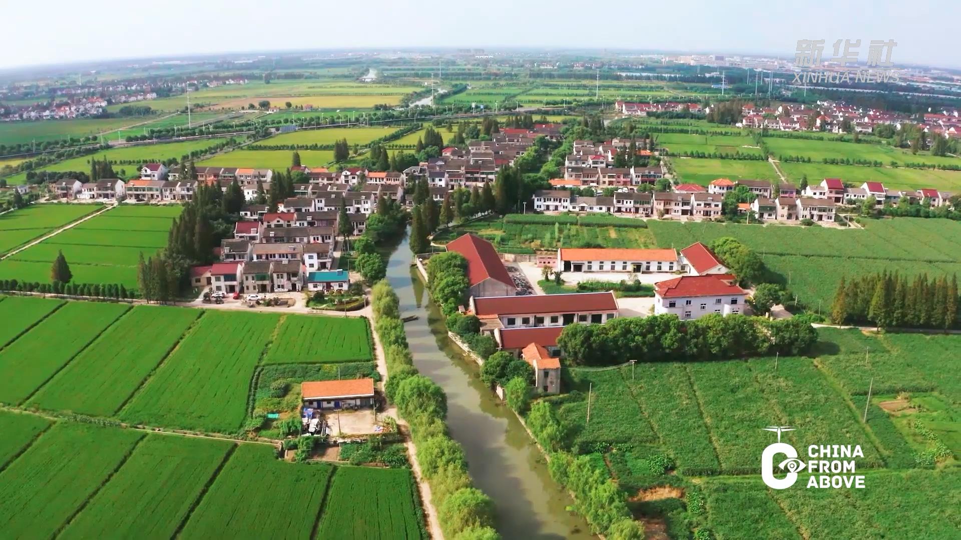 瞰中国我的家乡春暖花开东庄村