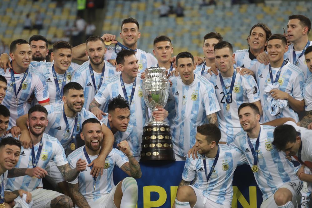 梅西率领阿根廷夺美洲杯冠军