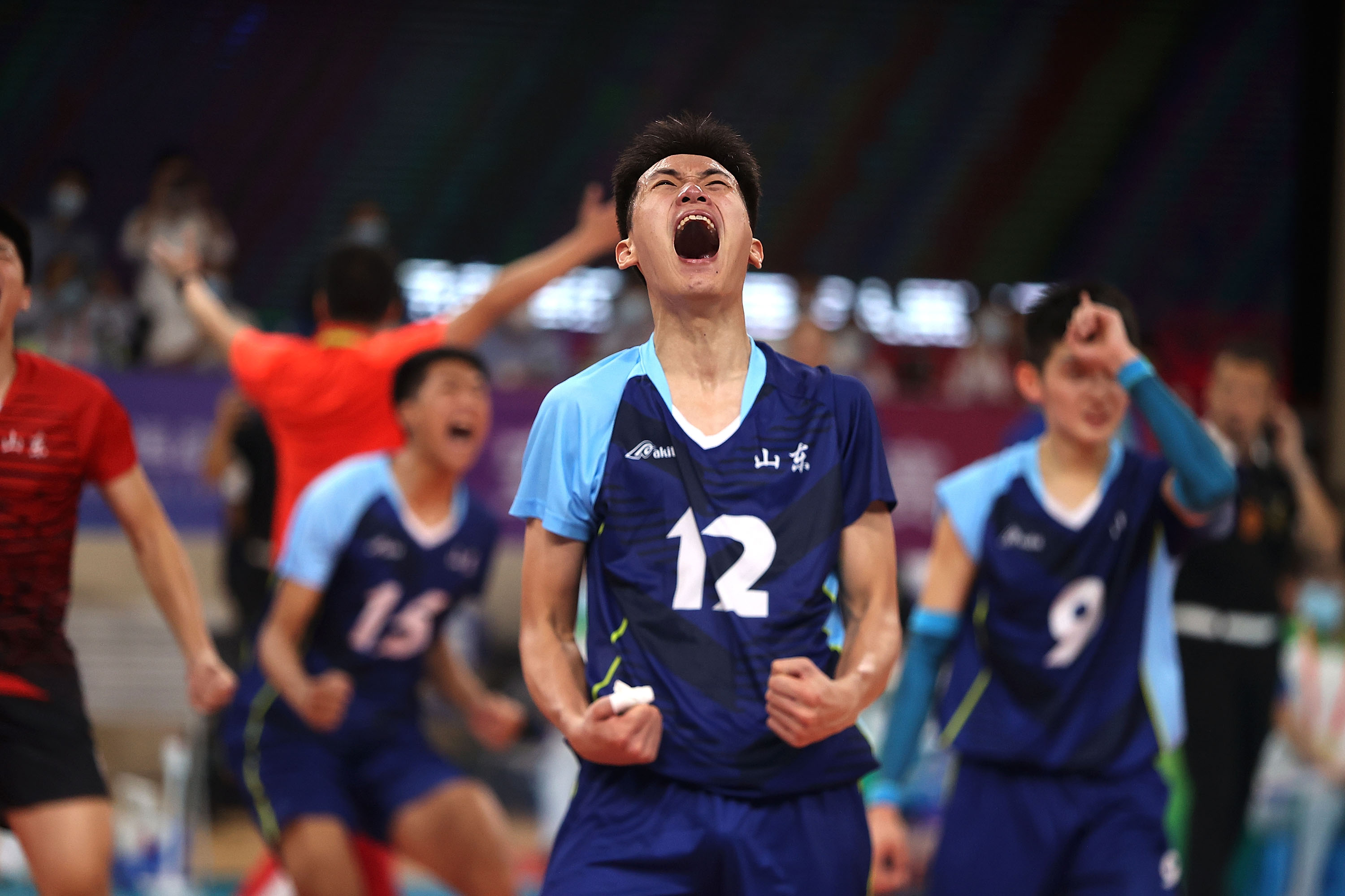 全运会山东队夺得全运会男排20岁以下组冠军