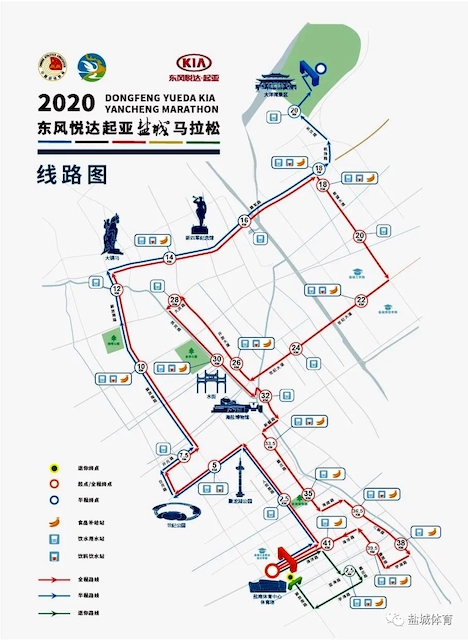 徐州马拉松路线图图片
