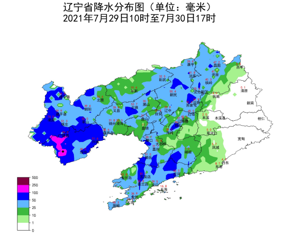 受降水影響,部分中小河流出現漲水過程.