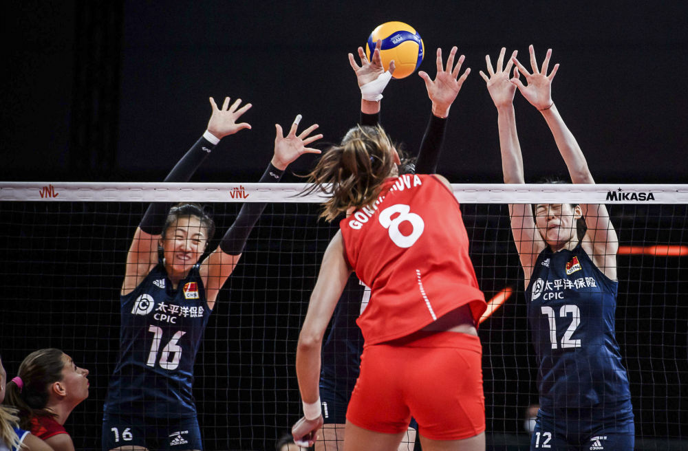 世界女排联赛中国队五连胜晋级四强仍有微弱希望