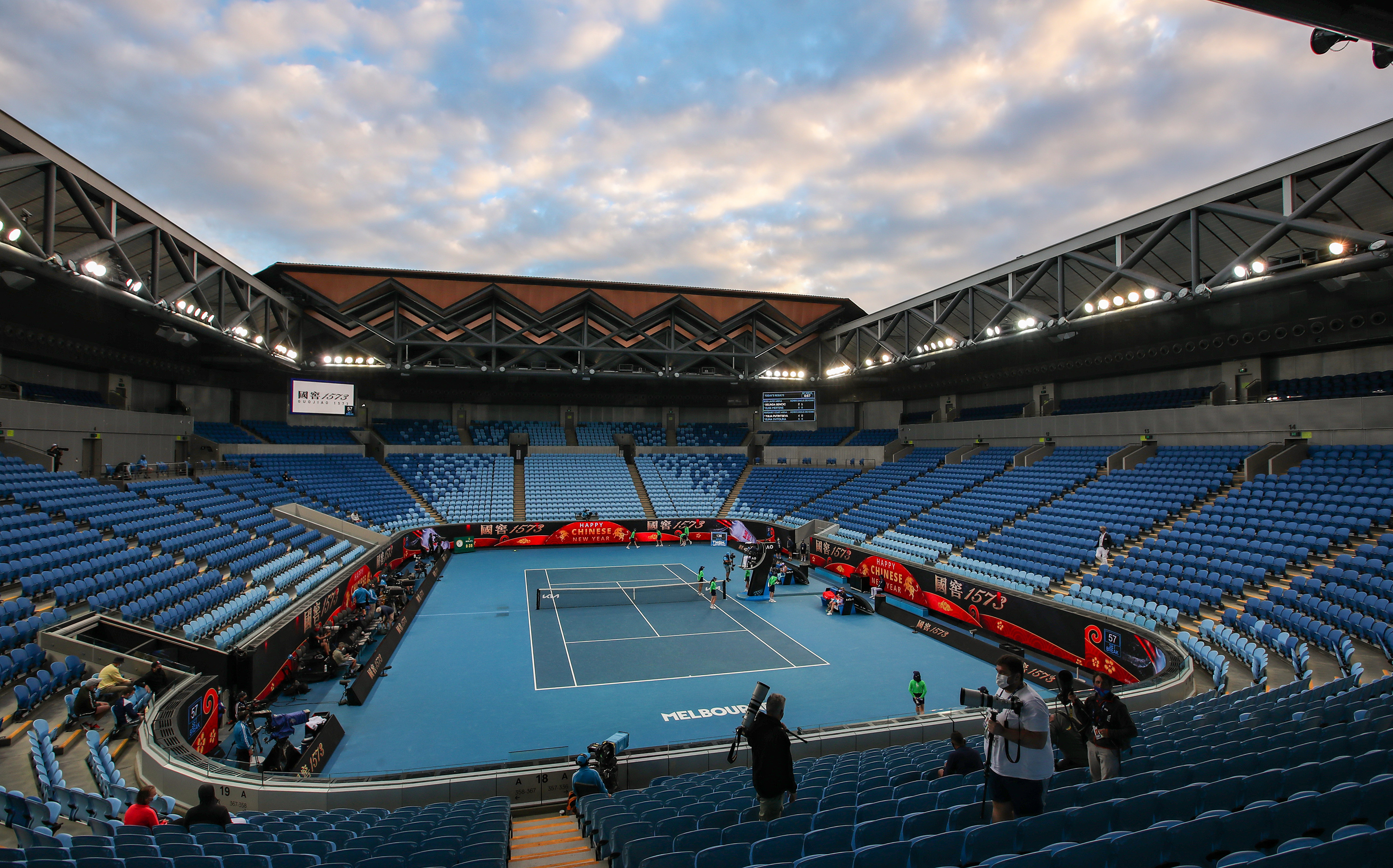记者手记当澳网遭遇空场