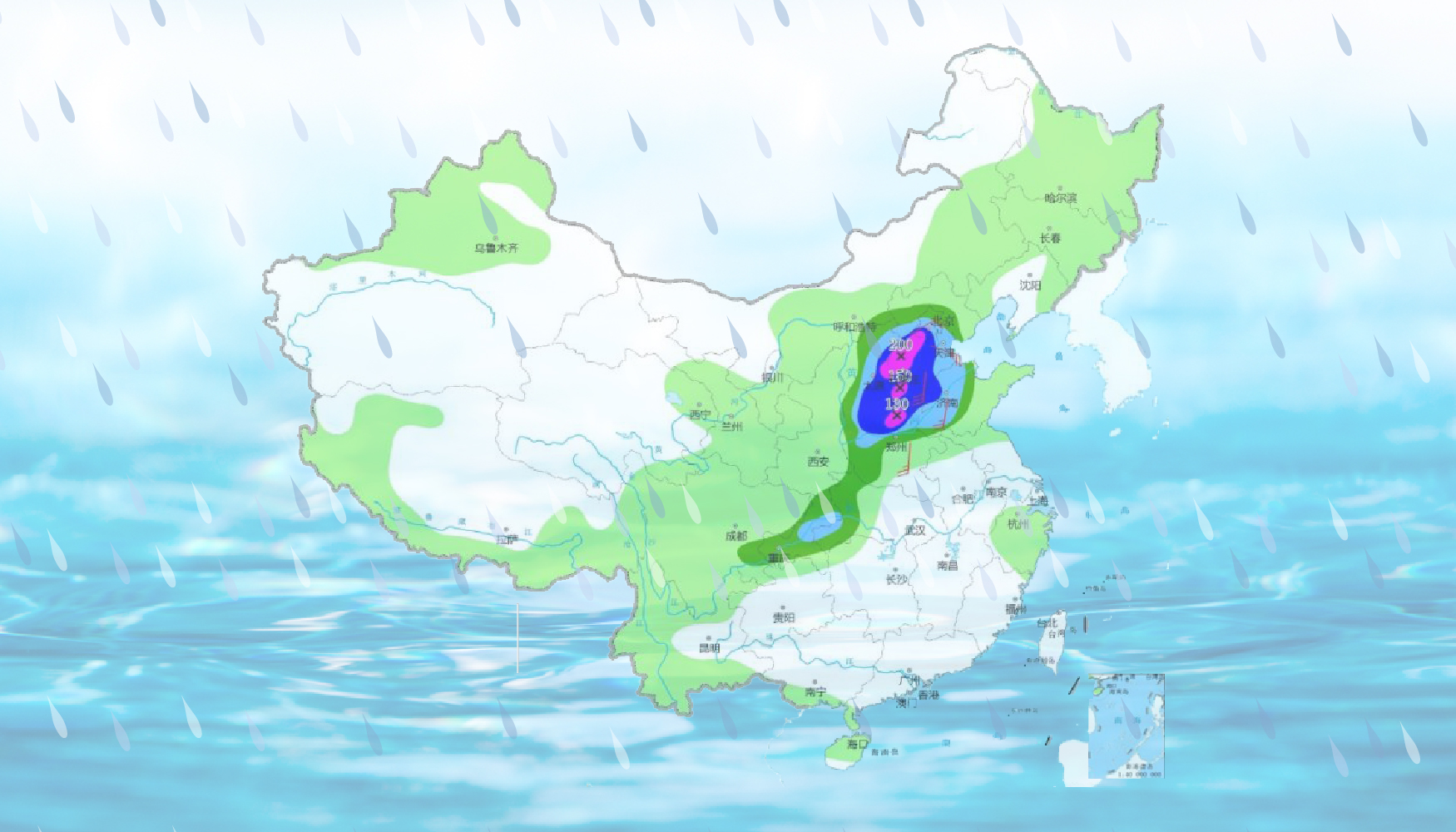 天气预报24小时查询,天气预报,24小时降雨云图_大山谷图库