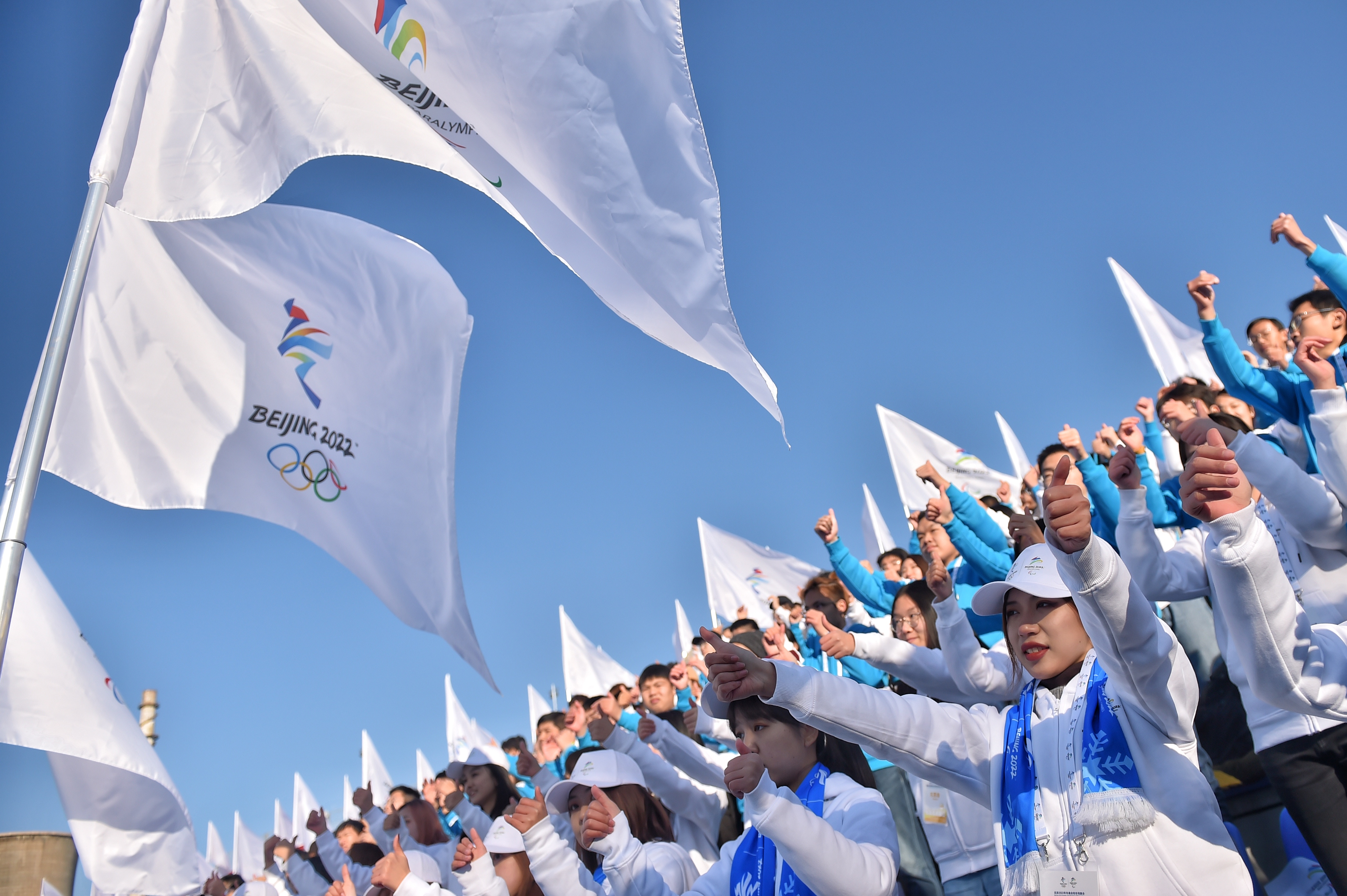 2022奥运会志愿者照片图片