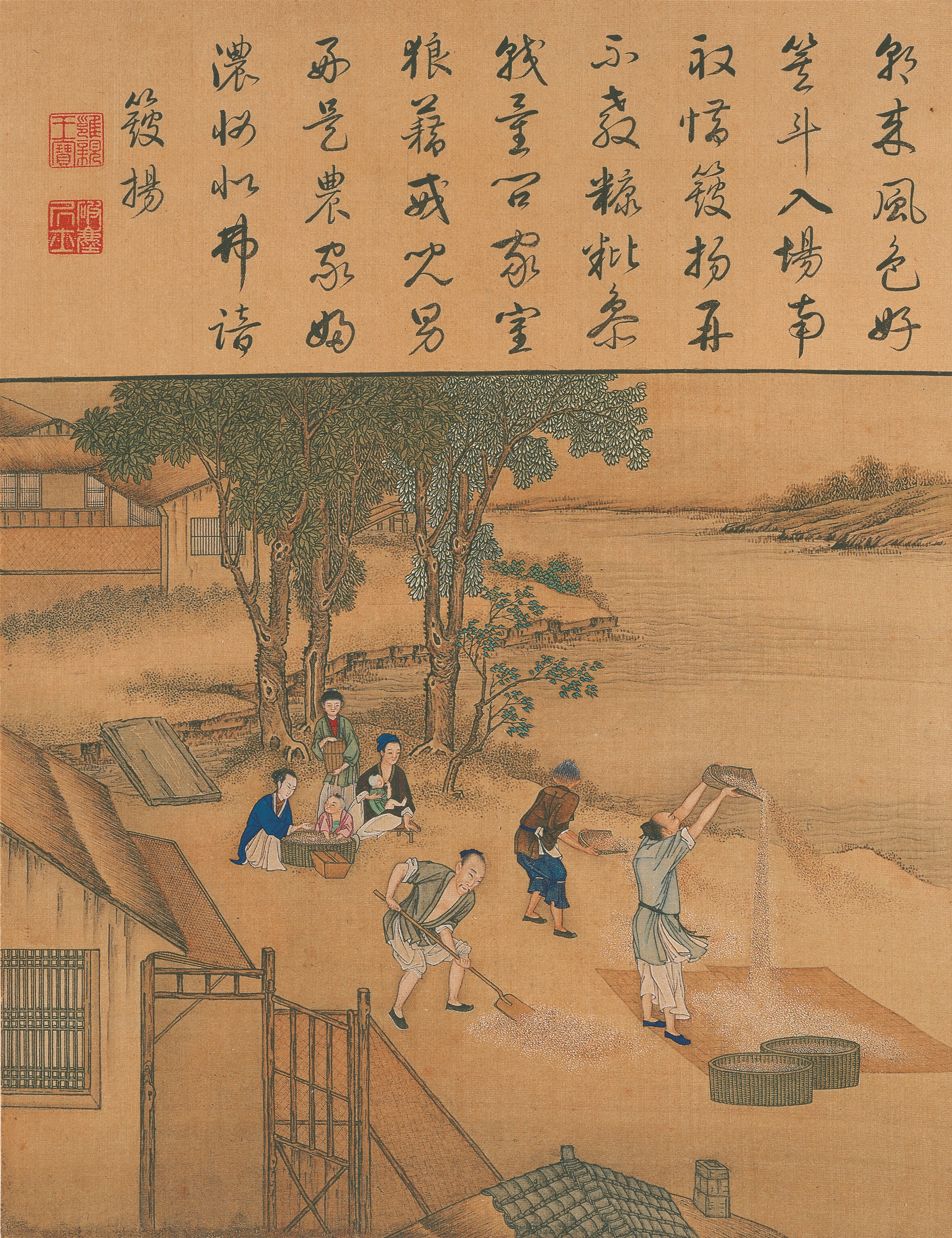 听文物讲故事牛年说牛胤禛耕织图册四阿哥下田赶牛的样子见过吗