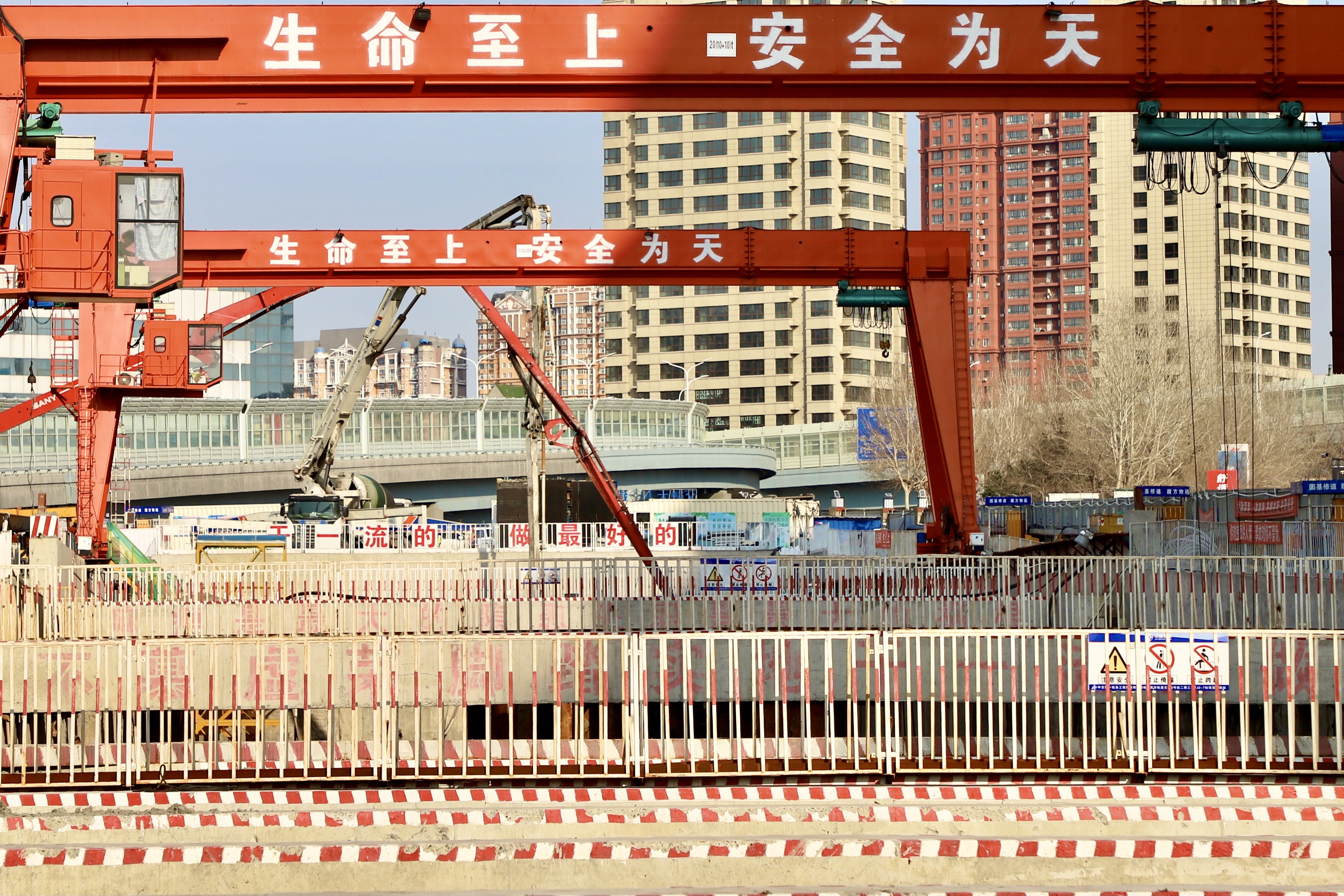 探访哈尔滨地铁3号线施工现场