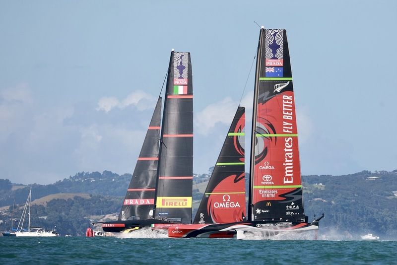 美洲杯帆船赛鏖战正酣新西兰酋长队53领先