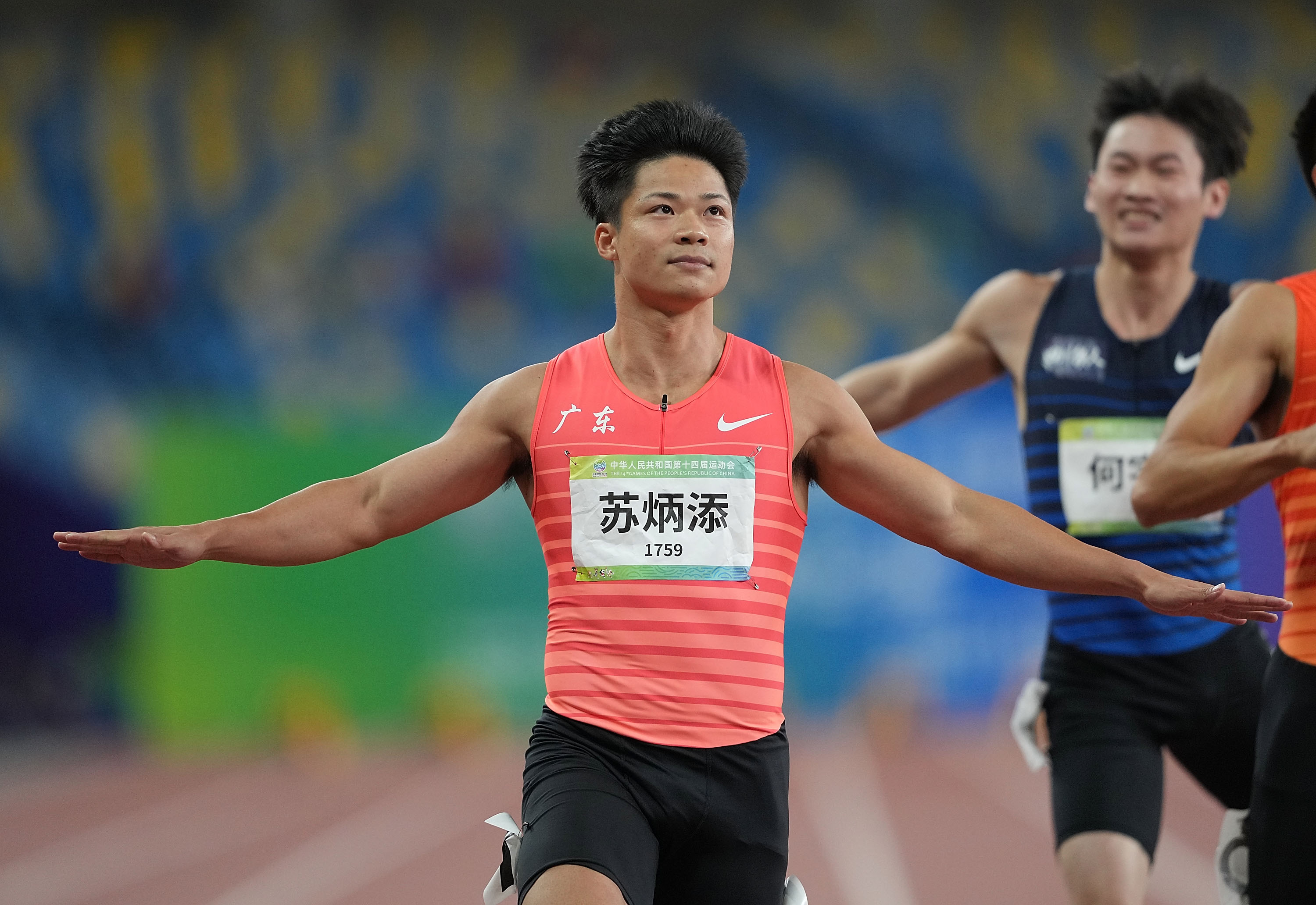 全运会亚洲飞人苏炳添我要拿全运会冠军