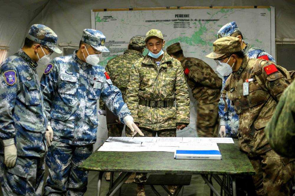 和平使命2021中方参演部队全部凯旋