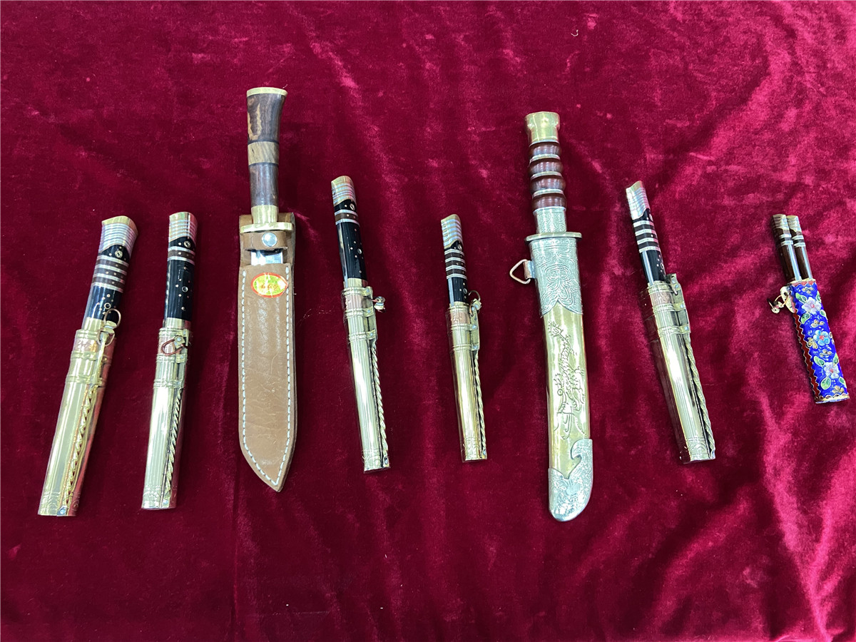 非遗传承人讲述保安族腰刀千锤百炼的故事