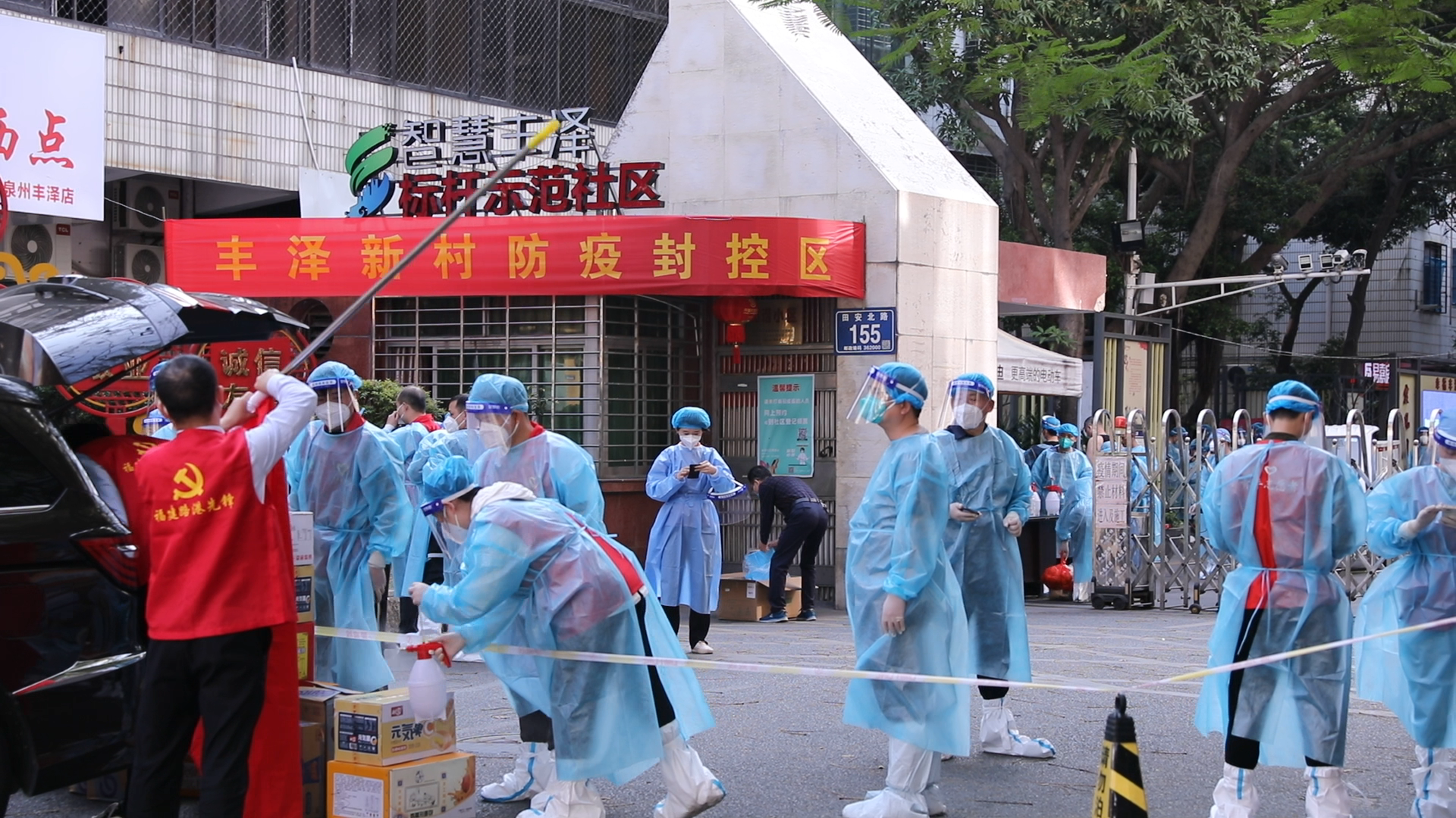 聚焦疫情防控福建泉州城市慢下来防疫快起来