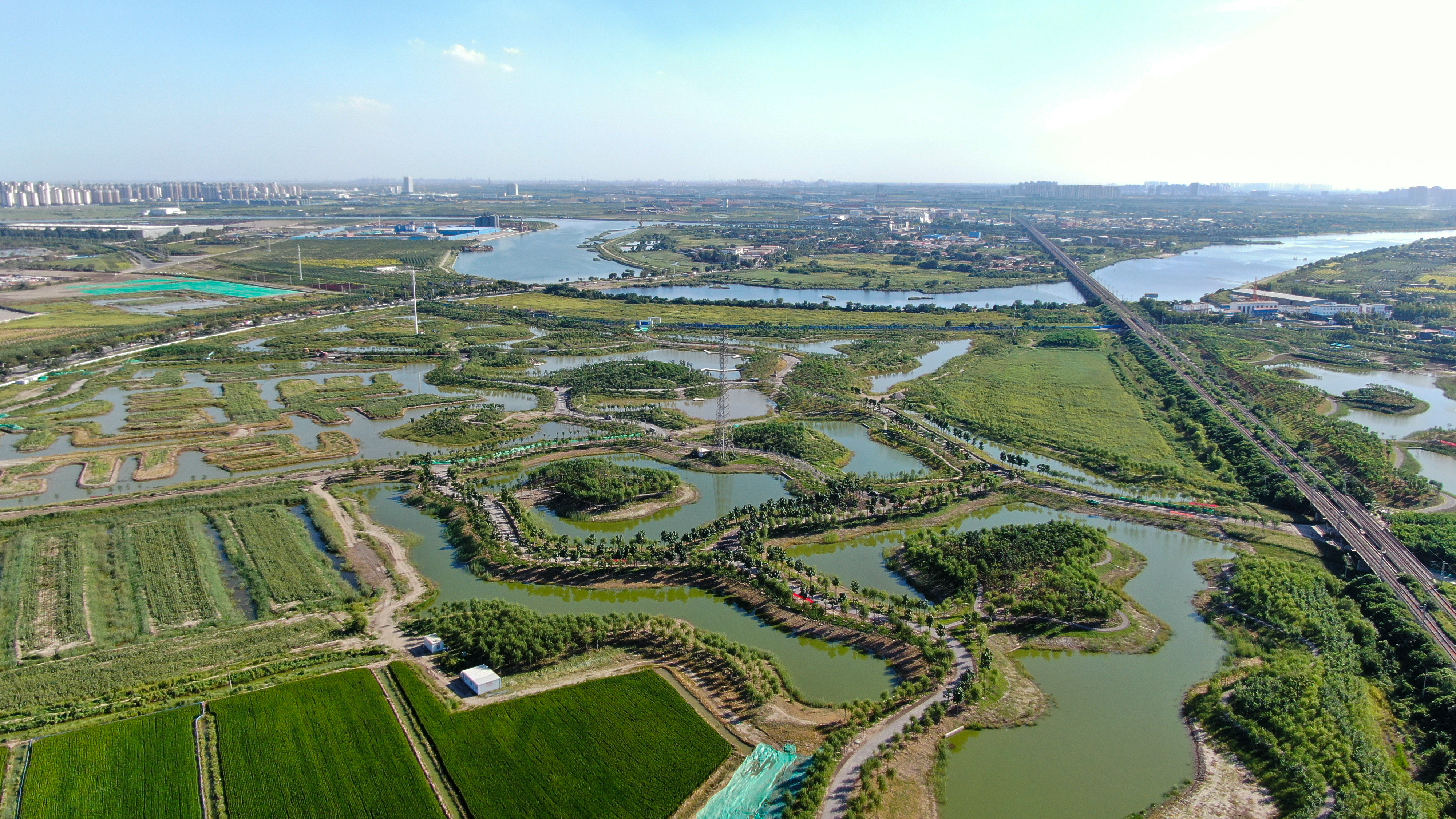 新华全媒丨天津绿色生态屏障区里的科技力量