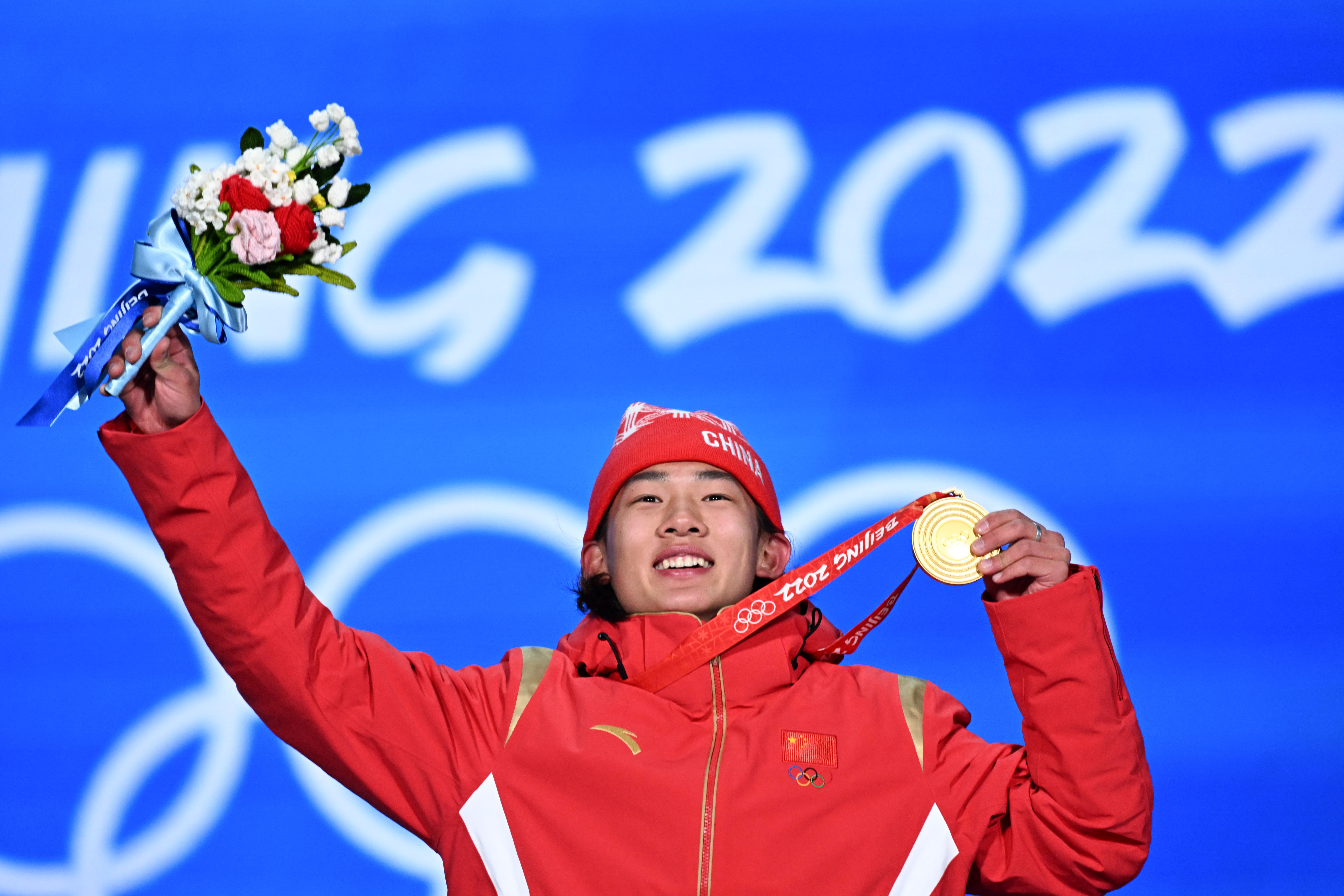 冬奥会运动员获奖图片图片
