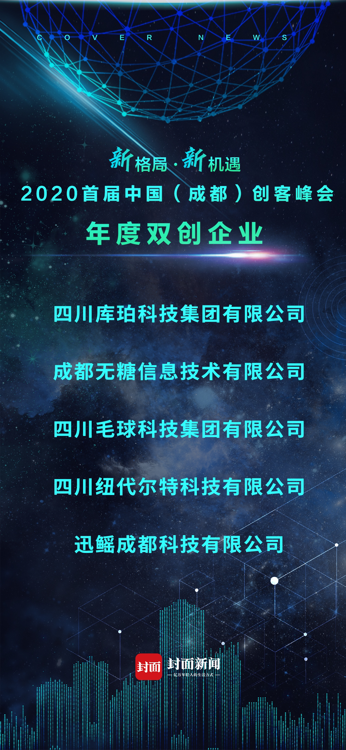 无糖信息上榜成都2020“年度双创企业”，这家公司由一群“反诈骗黑客”组成