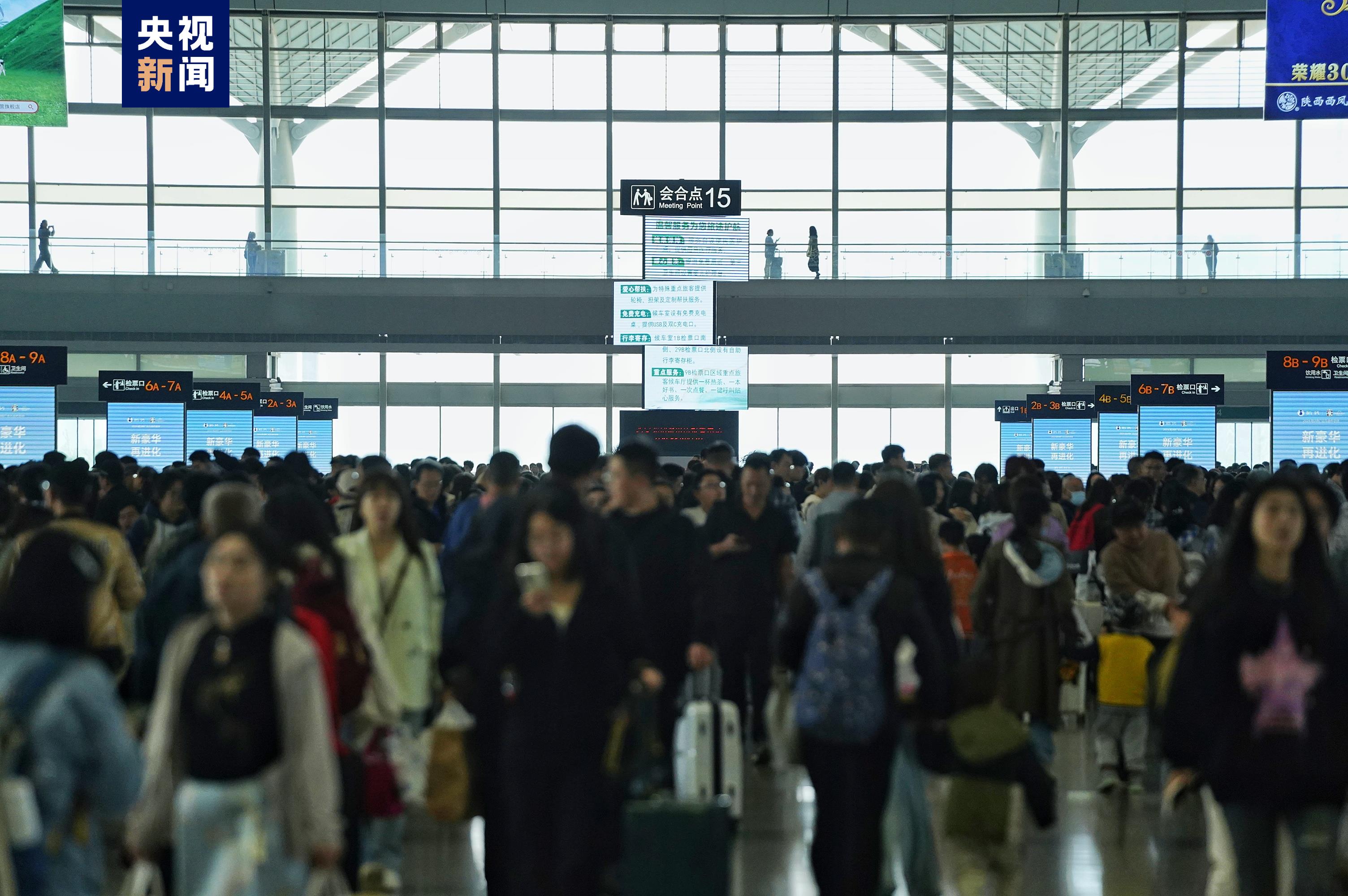 今天全國鐵路預計發(fā)送旅客1260萬人次