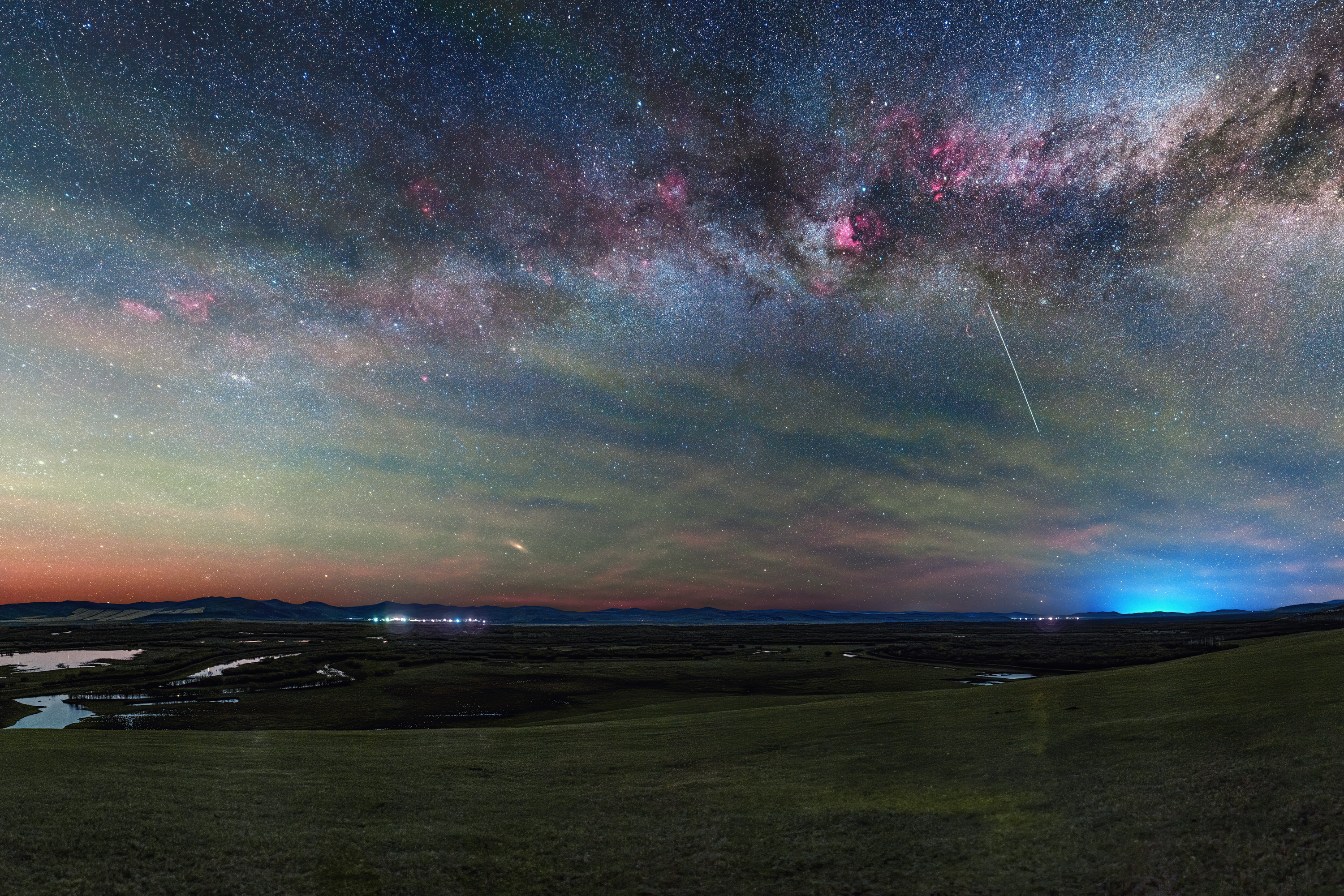 星空有约夏至前后看国际空间站飞过夜空