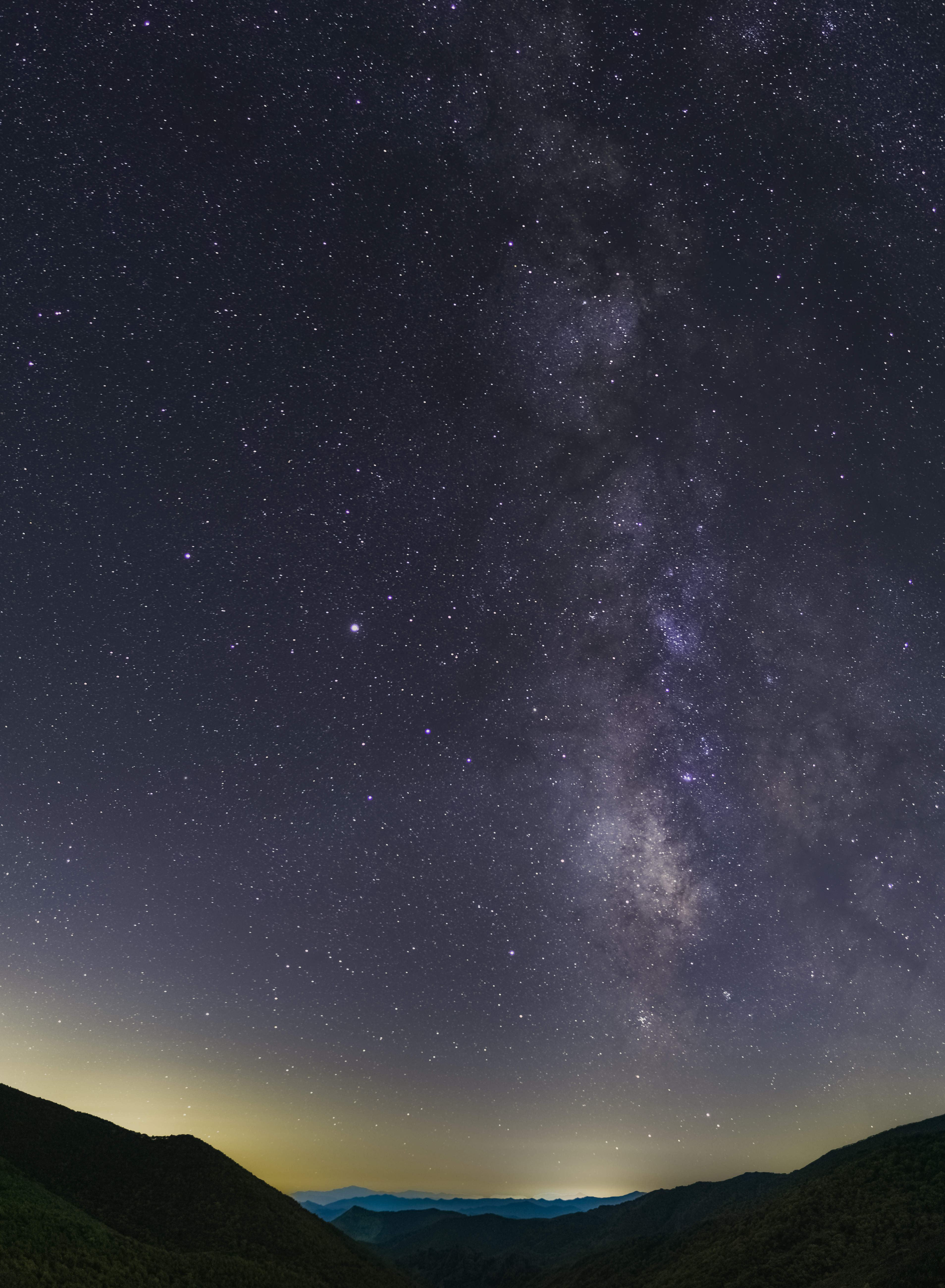 星空有约银河落九天你见过吗