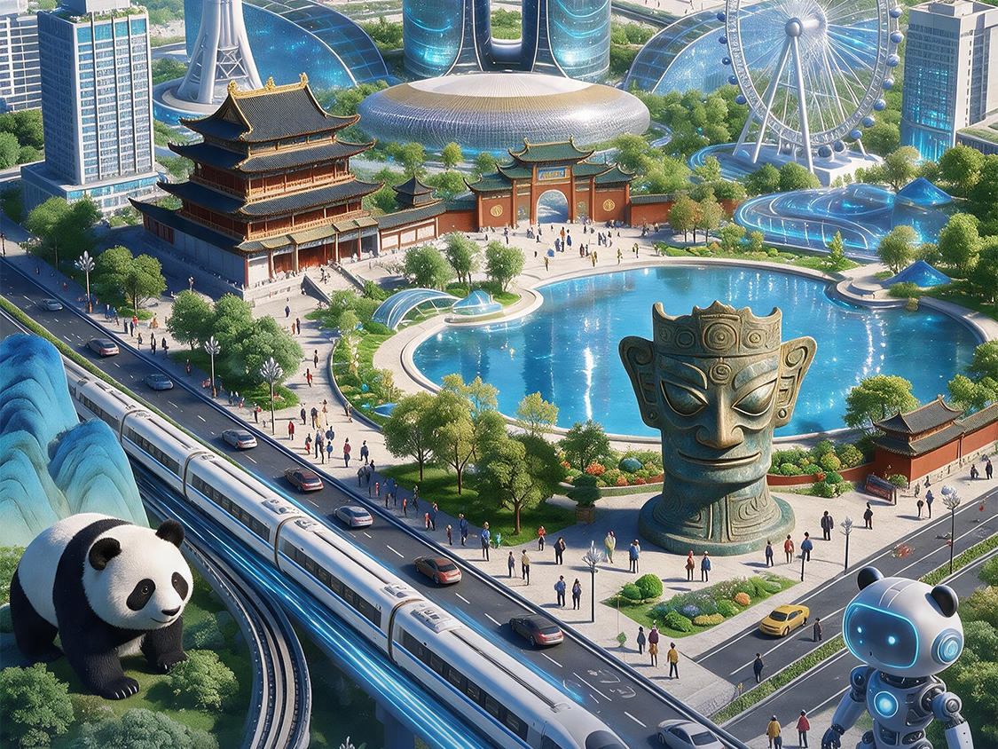 APEC“中国年” 打开“数字四川” | 创意海报