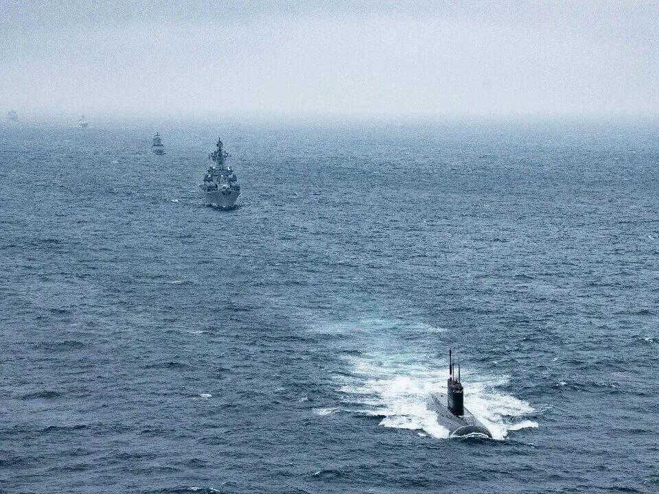对海突击、防空反导 大图直击中俄联合演习现场