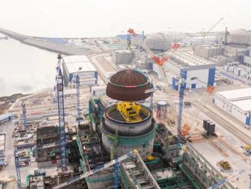 “华龙一号”新进展，漳州核电3号机组内穹顶吊装成功