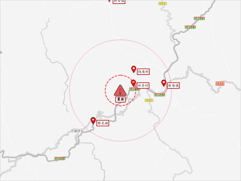 自动速报:10月08日22时01分云南普洱市墨江县附近发生3.5级地震